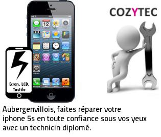 Reparation ecran iphone 5S Aubergenville