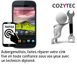 Reparation tactile Wiko Cink five Aubergenville