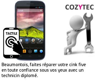 Reparation tactile Wiko Cink five Beaumont-sur-oise
