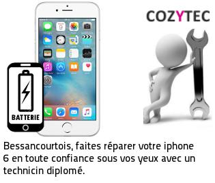 Reparation batterie iPhone 6 Bessancourt
