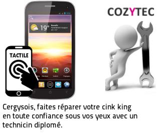 Reparation tactile Wiko Cink King Cergy
