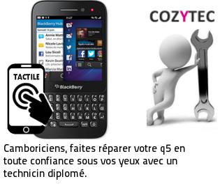 Reparation tactile Blackberry Q5 Chambourcy