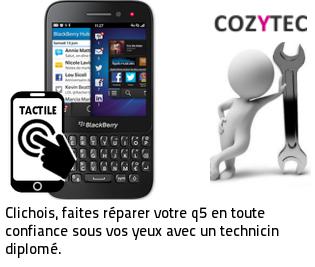Reparation tactile Blackberry Q5 Clichy