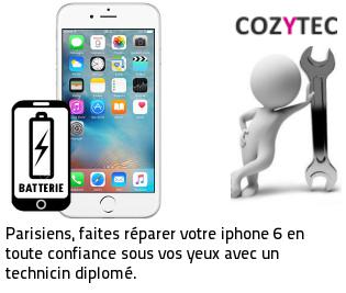 Reparation batterie iPhone 6 Paris