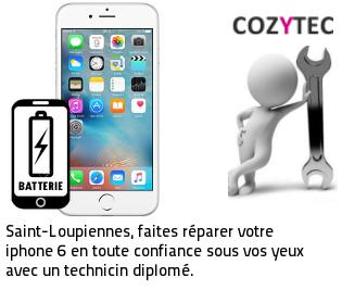 Reparation batterie iPhone 6 Saint-leu-la-foret