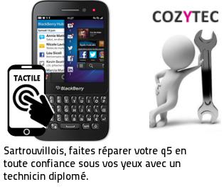 Reparation tactile Blackberry Q5 Sartrouville