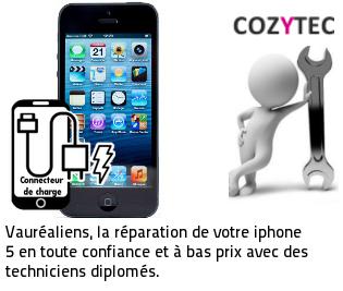 Reparation connecteur de charge iPhone 6 Vaureal