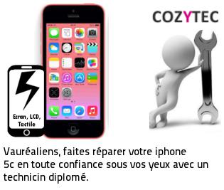 Reparation ecran iphone 5C Vaureal